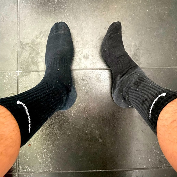Nike Black Mens Crew Socks - Picture 2 of 4
